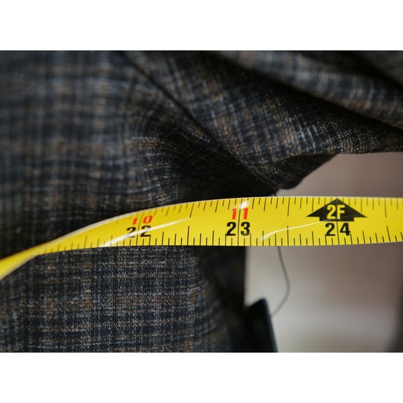 LIVERPOOL Blazer Fitted Suit Jacket Women Size L Plaid Brown Black NWT - Picture 6 of 14